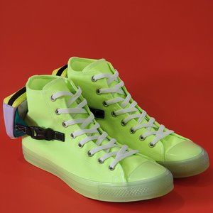 Converse CTAS Hi Buckle Up Green Sneakers NWT